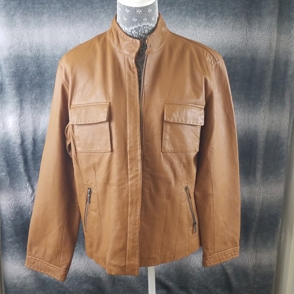 Chico's Leather Jacket